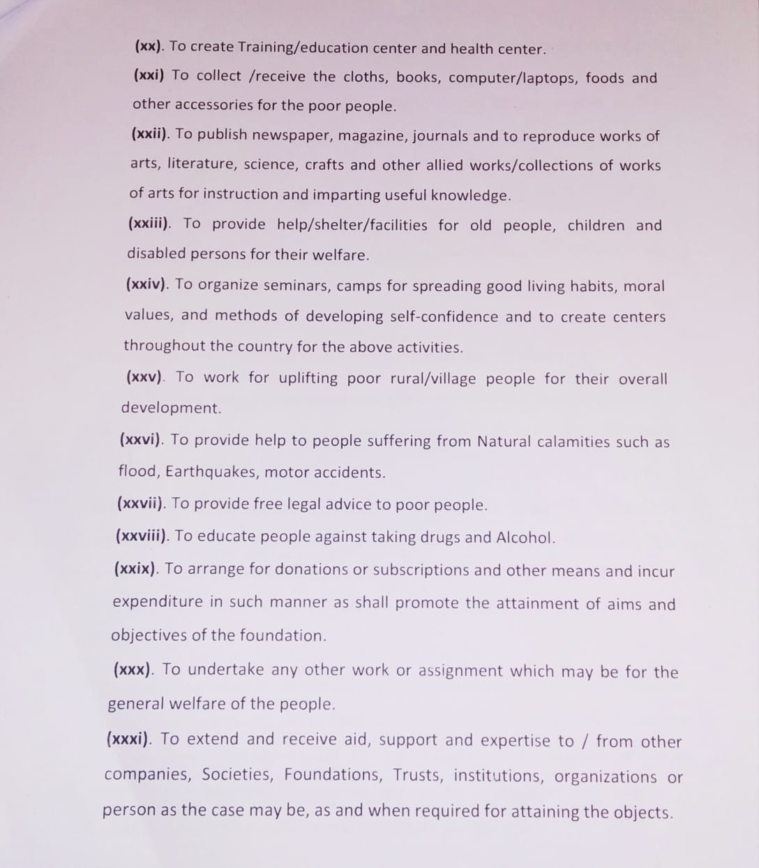 Memorandum Of Association 3 - nutan prayas foundation